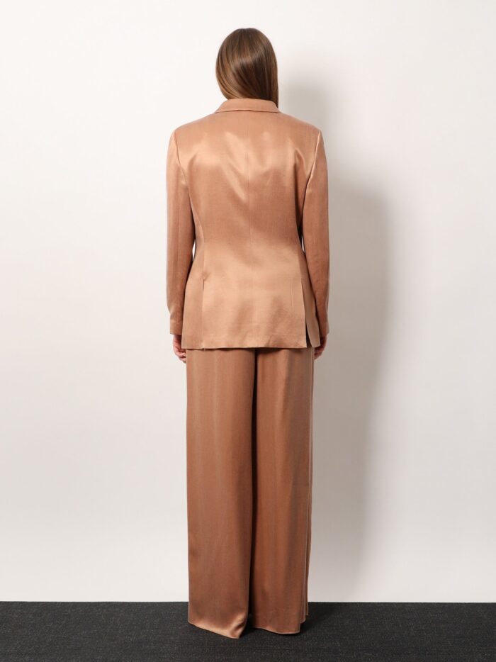 Giorgio Armani Viscose And Cupro With Silk Lining