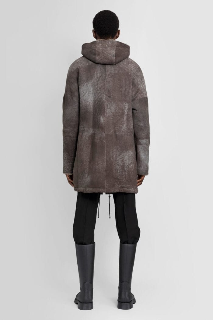 GIORGIO BRATO Reversible Shearling Long Jacket