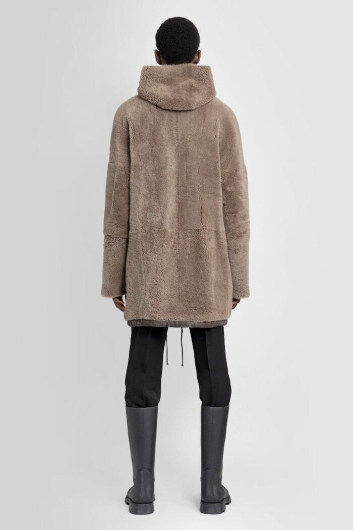 GIORGIO BRATO Reversible Shearling Long Jacket