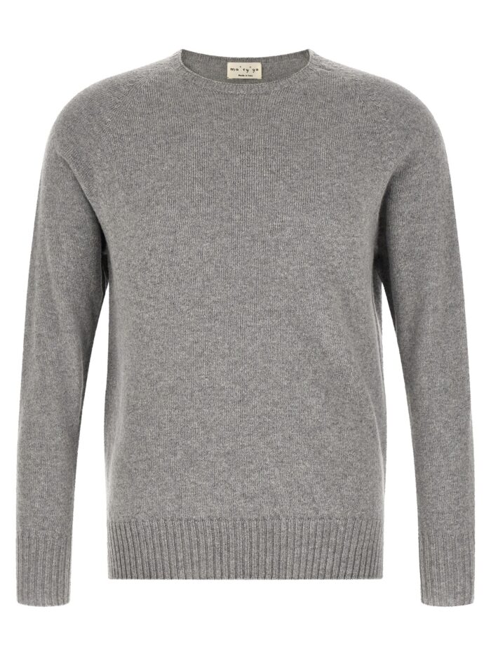 ma'ry'ya giroccolo sweater with slits MA'RY'YA Giroccolo Sweater With Slits