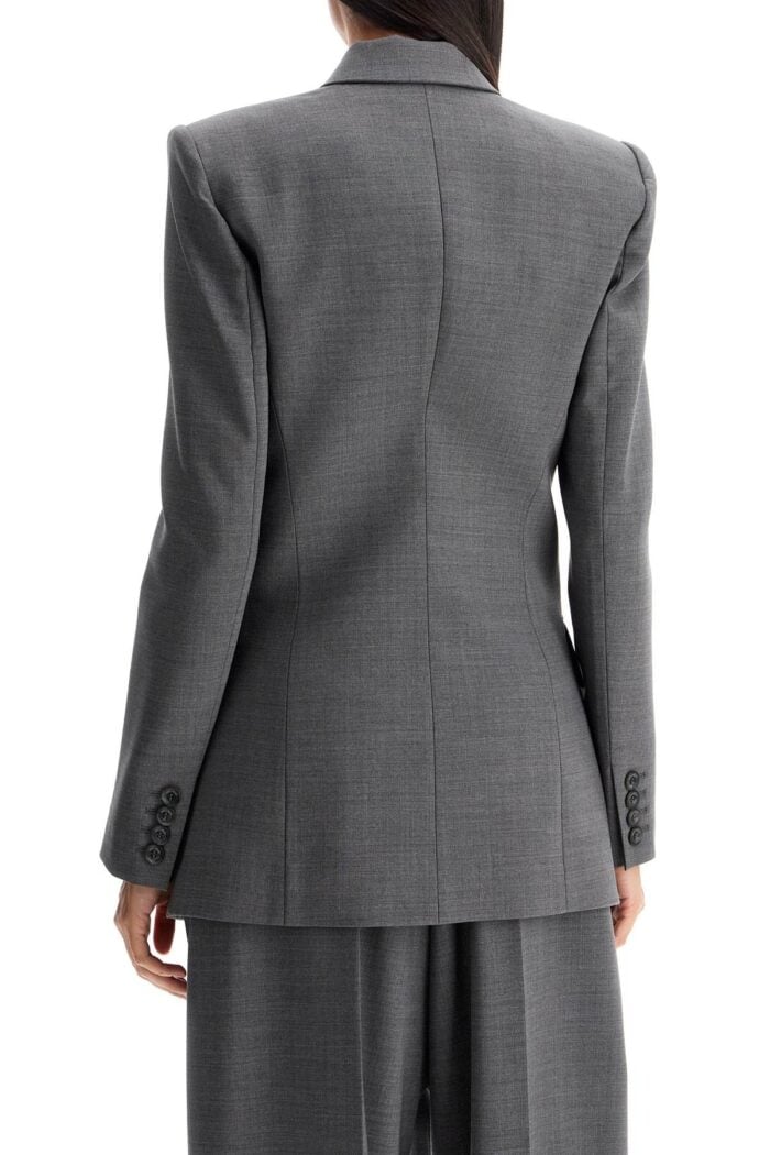 GIUSEPPE DI MORABITO Double-breasted Wool Stretch Blazer