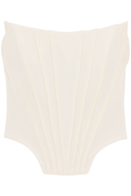 GIUSEPPE DI MORABITO Firefly Wool Bustier Top