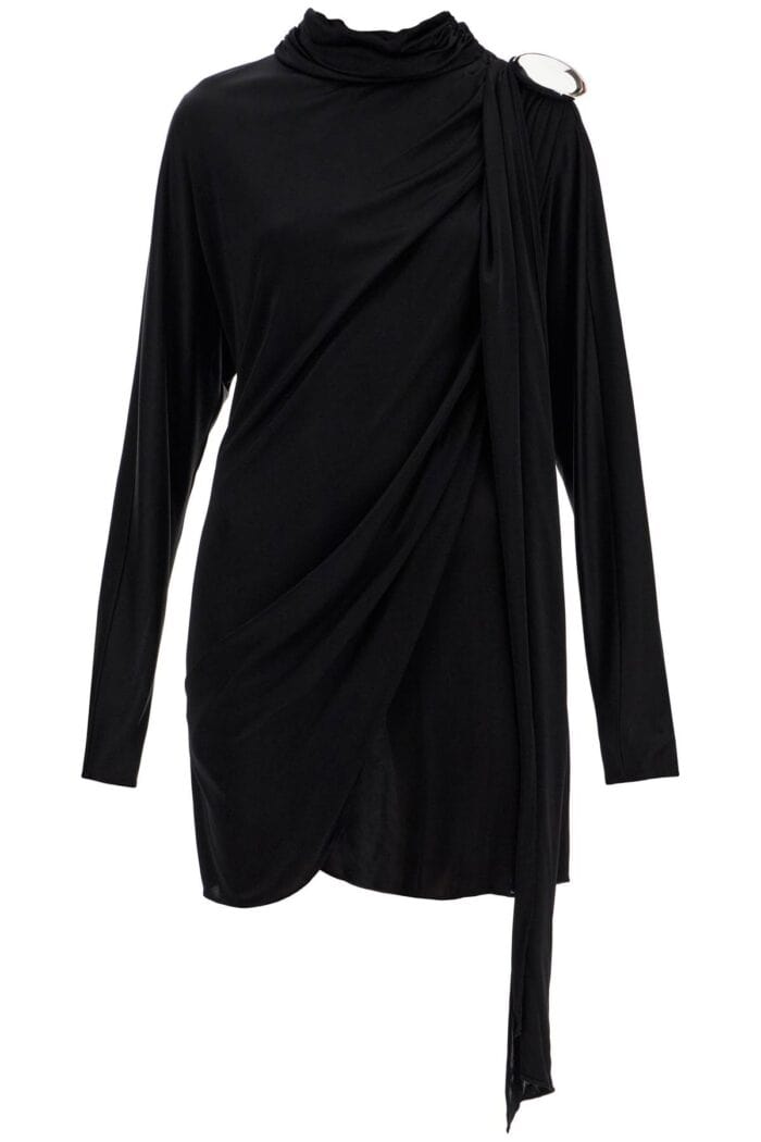 GIUSEPPE DI MORABITO Gathered Jersey Mini Dress In