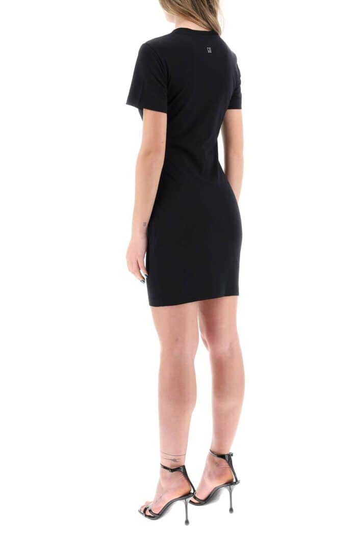 GIUSEPPE DI MORABITO Mini Cut-out Dress With Applied Anthur