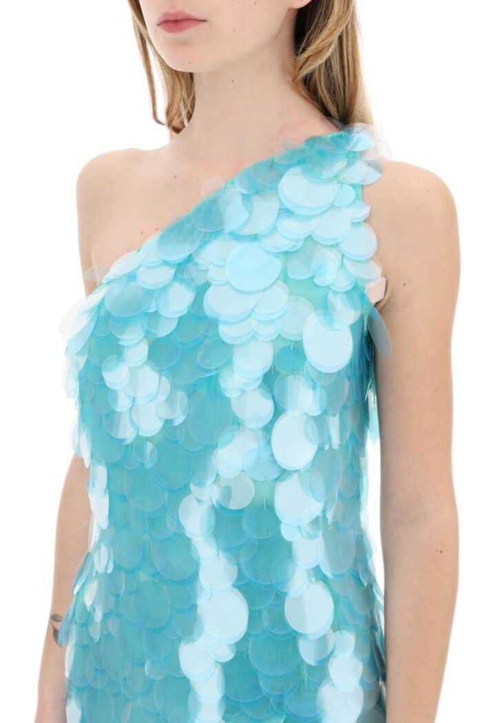 GIUSEPPE DI MORABITO One-shoulder Mini Dress With