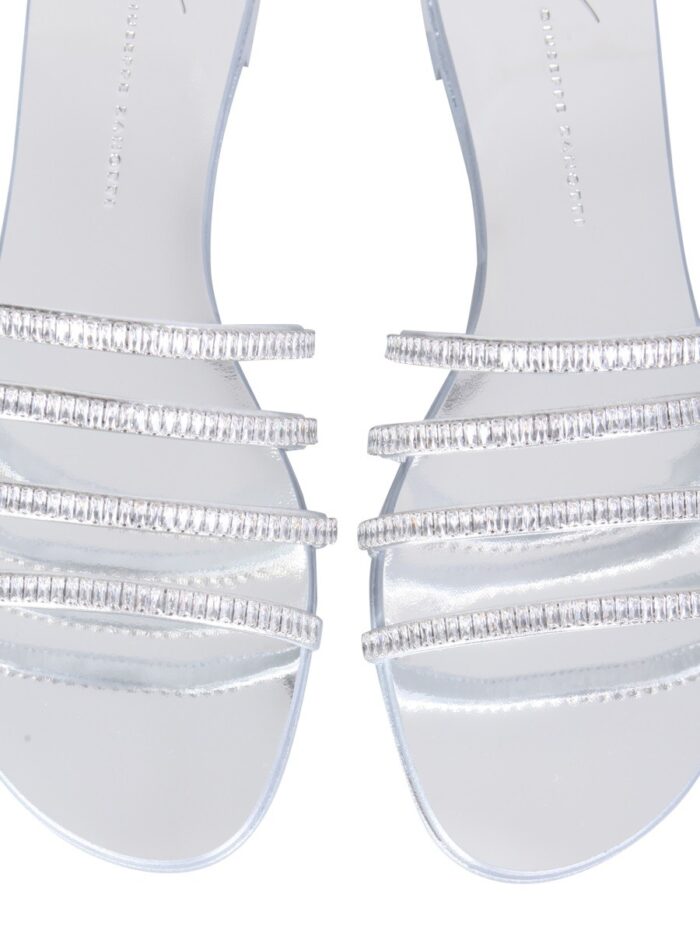 Giuseppe Zanotti FLAT CRYSTAL SANDALS