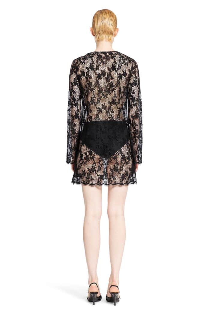 GIVENCHY 4g V-neck Lace Dress