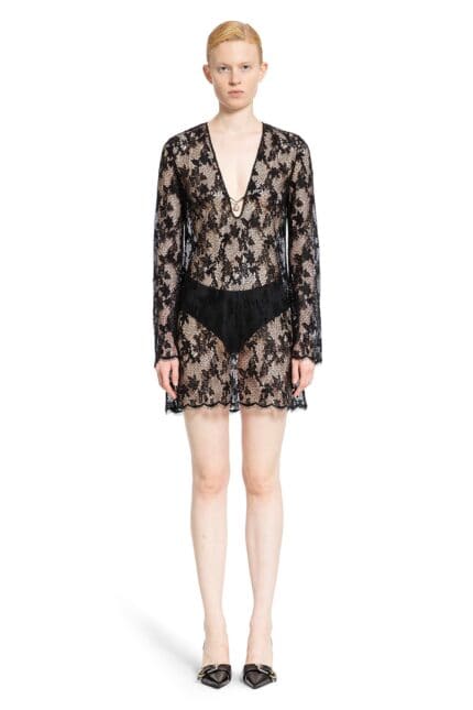 GIVENCHY 4g V-neck Lace Dress