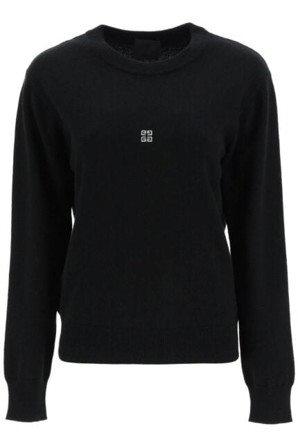 Givenchy 4g Wool And Cashmere Sweater With Back Logo