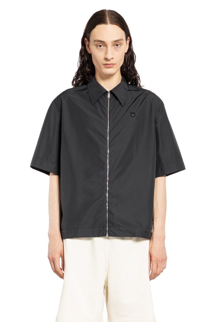 GIVENCHY 4G Zip-Up Nylon Shirt