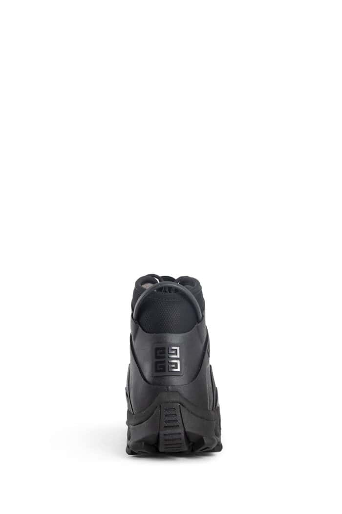 GIVENCHY Bogs Lace Up Boots In Rubber And Neoprene