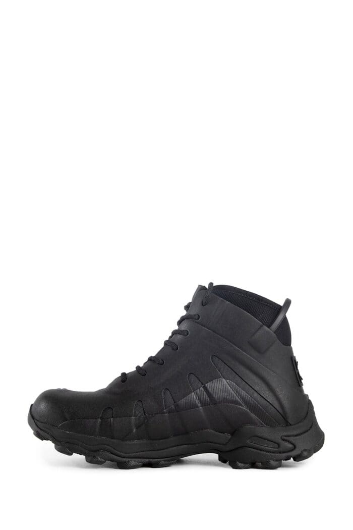 GIVENCHY Bogs Lace Up Boots In Rubber And Neoprene