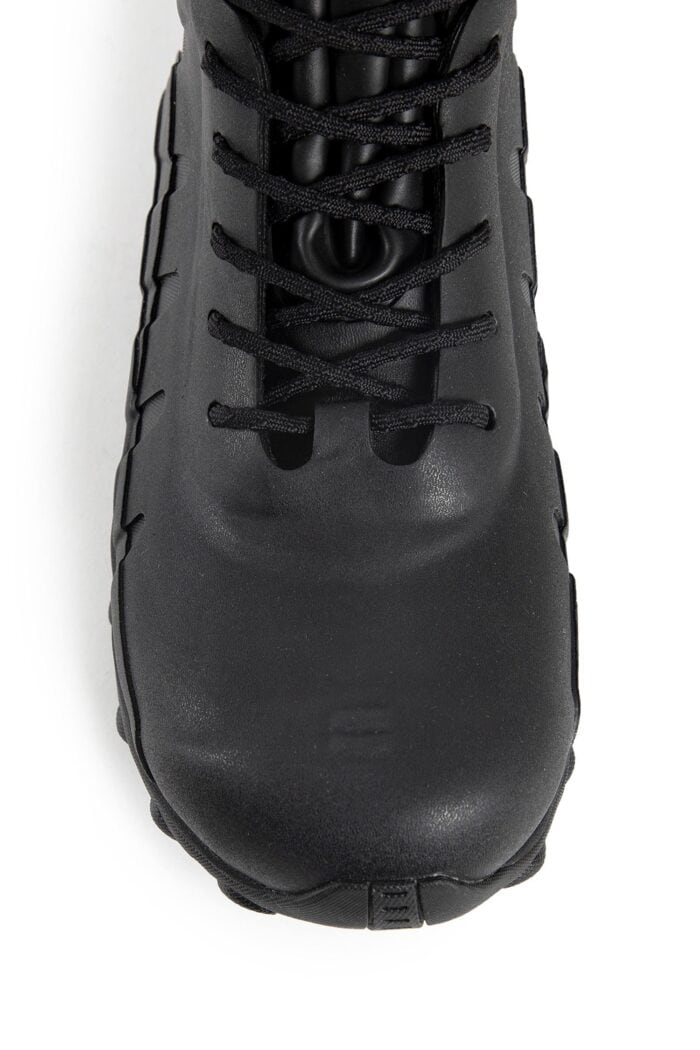 GIVENCHY Bogs Lace Up Boots In Rubber And Neoprene