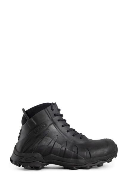 GIVENCHY Bogs Lace Up Boots In Rubber And Neoprene