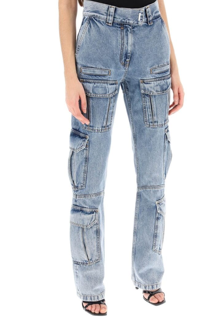 GIVENCHY Bootcut Cargo Jeans