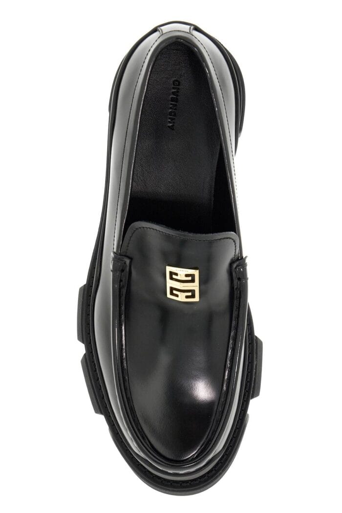 GIVENCHY "brushed Leather Earth Mocc