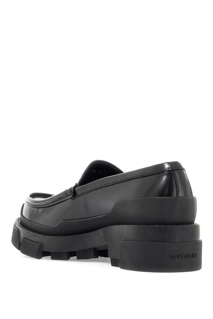 GIVENCHY "brushed Leather Earth Mocc