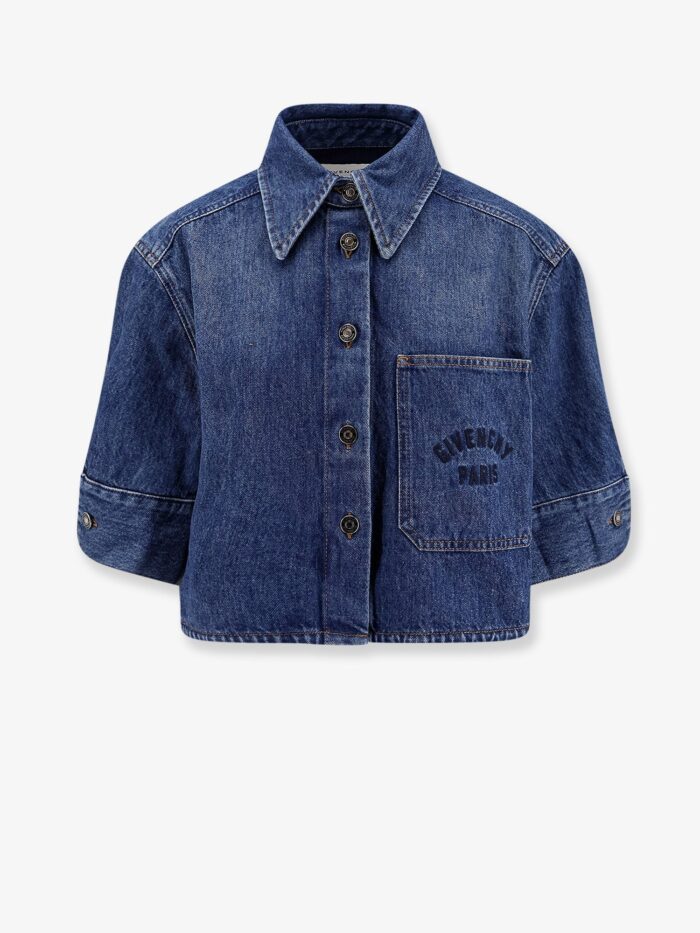Givenchy Cocoon Blue Denim Shirt