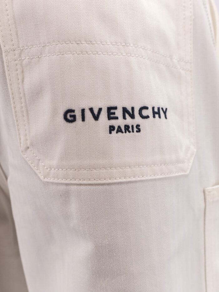 Givenchy Cotton Bermuda Shorts With Logo Embroidery