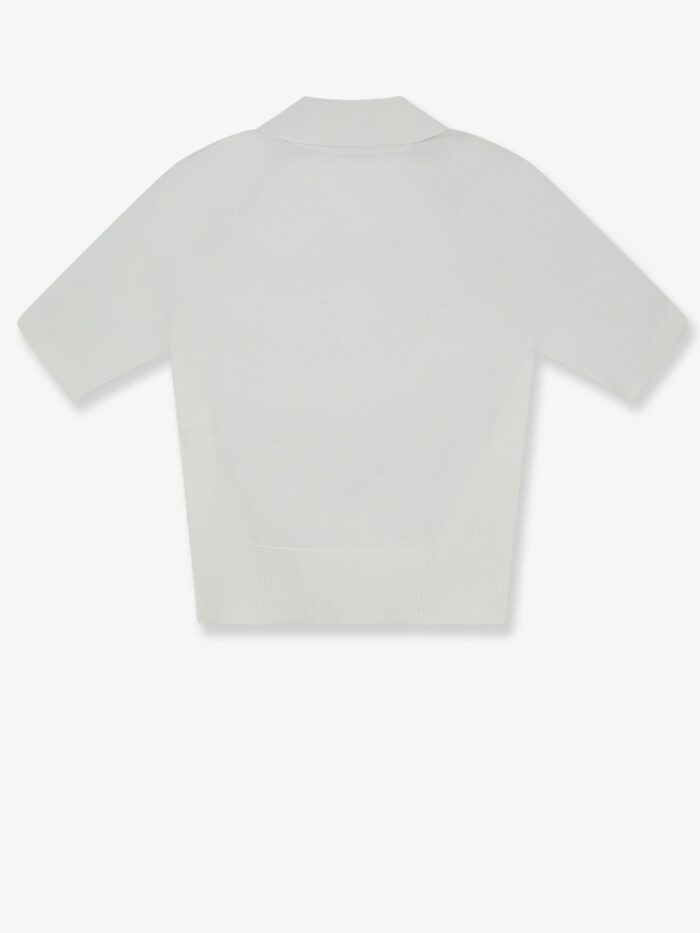 Givenchy Cropped Cotton And Silk Polo Shirt