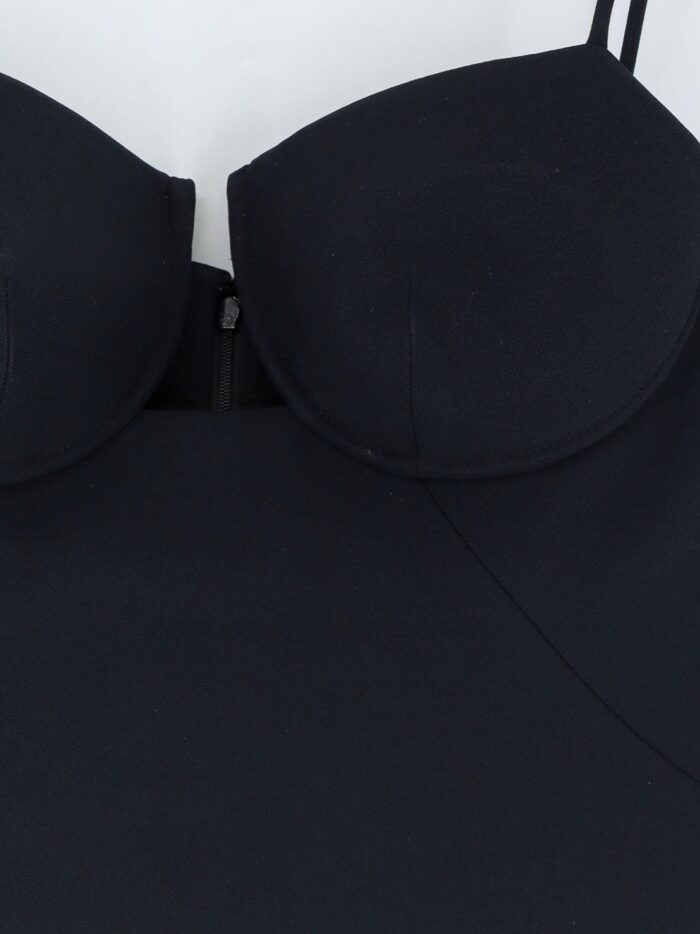 Givenchy Cutaway Satin Mini Dress