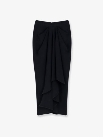Givenchy Draped Midi Skirt