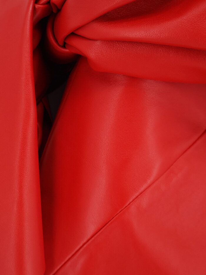 Givenchy Leather Bustier Dress With Bow Detail