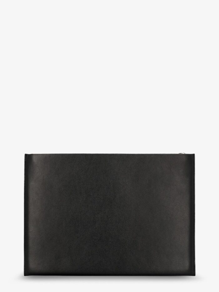 Givenchy Leather Clutch Bag With Lettering Logo On The Front
