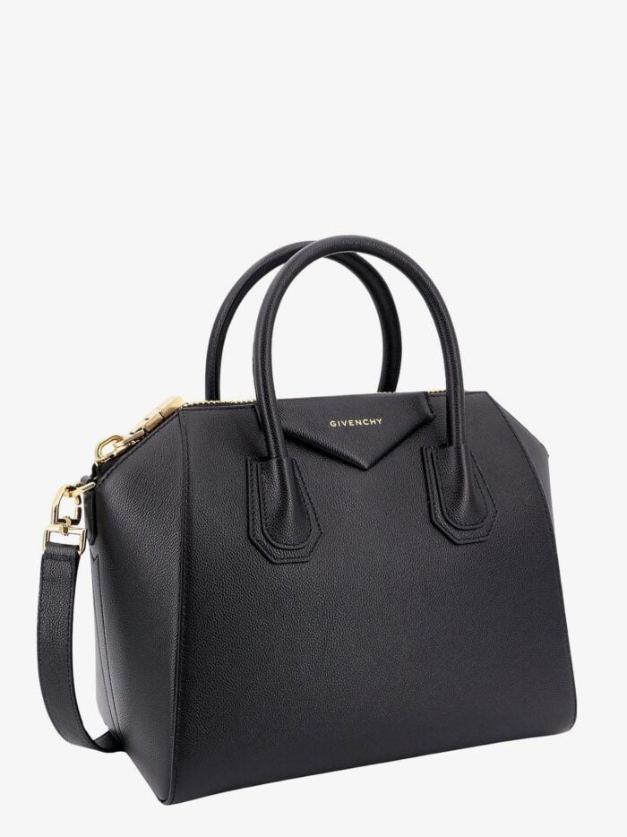 Givenchy Leather Handbag With Frontal Logo Print