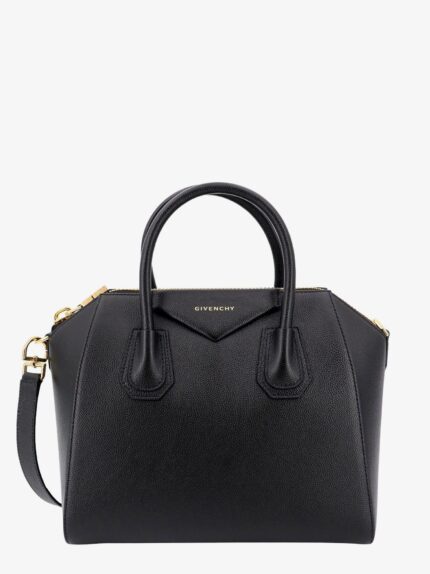 Givenchy Leather Handbag With Frontal Logo Print