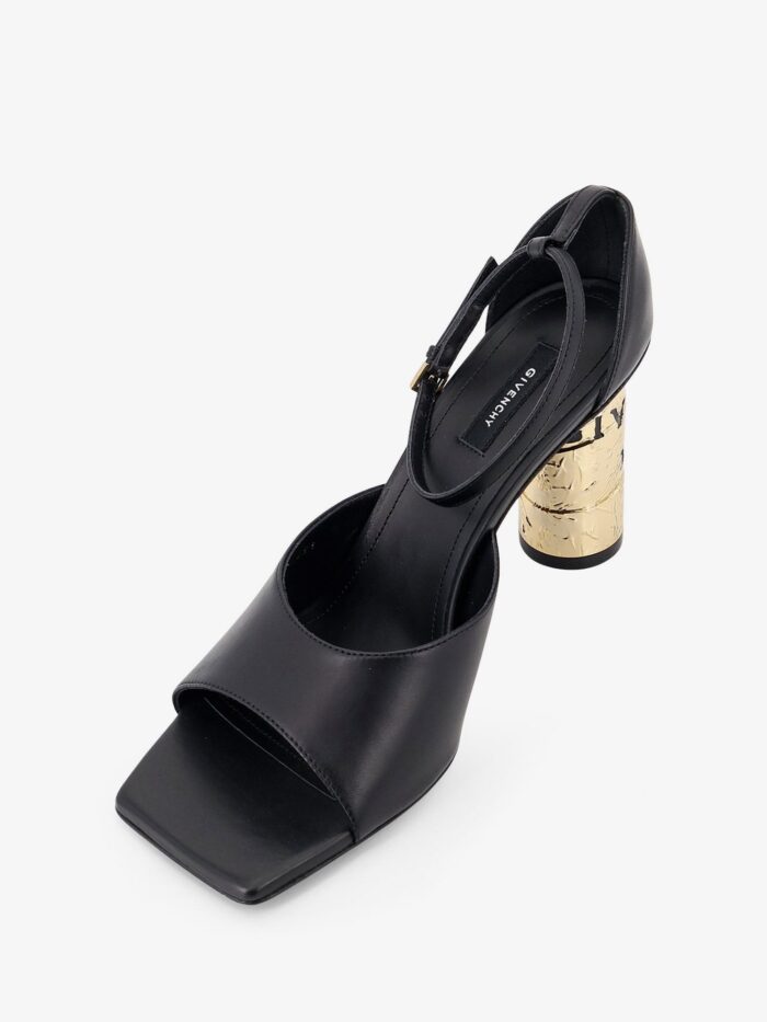 Givenchy Leather Sandals With Tape Heel