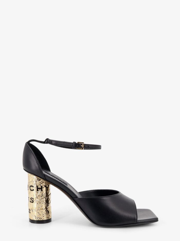 Givenchy Leather Sandals With Tape Heel
