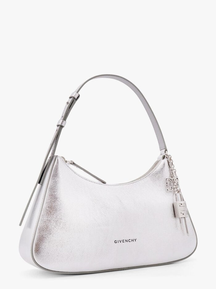Givenchy Lucky Lock Metallic Leather Shoulder Bag