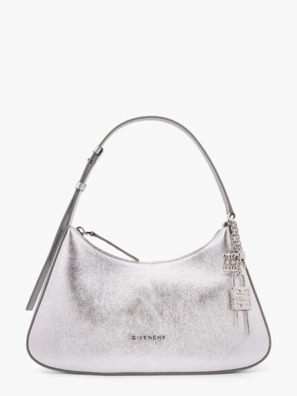 Givenchy Lucky Lock Metallic Leather Shoulder Bag
