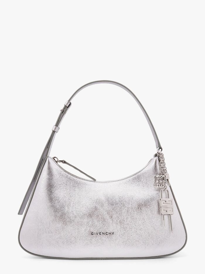 Givenchy Lucky Lock Metallic Leather Shoulder Bag