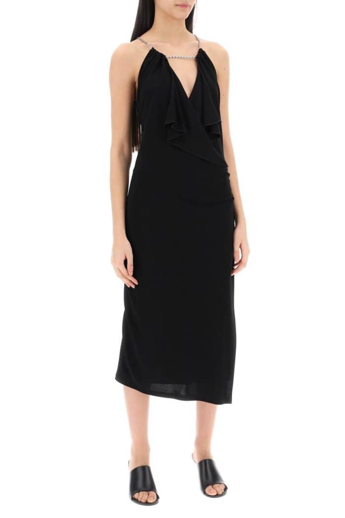 GIVENCHY Midi Dress With Chain Detail