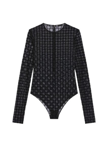 Givenchy MONOGRAM TULLE BODYSUIT