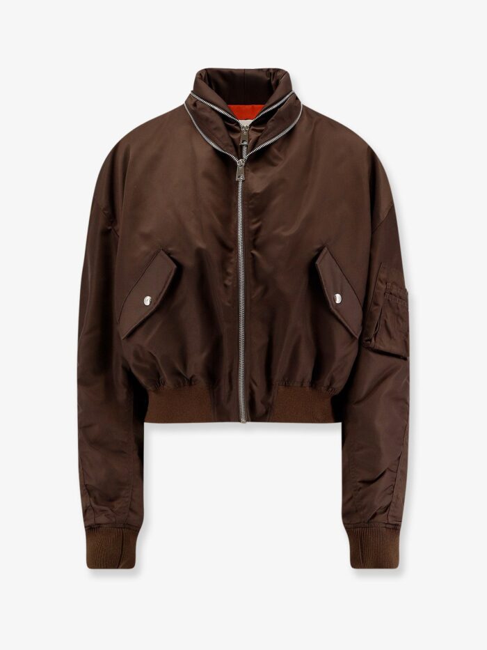 Givenchy Nylon Bomber Jacket With Double Zip