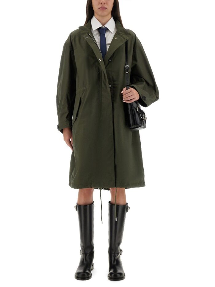 Givenchy OVERSIZED PARKA WITH LOGO PRINT