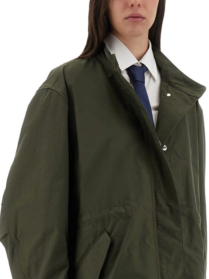 Givenchy OVERSIZED PARKA WITH LOGO PRINT