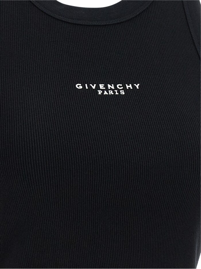 'Givenchy Paris' Print Top