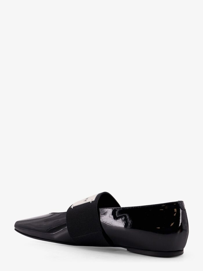 givenchy patent leather ballerinas with maxi logo label Givenchy Patent Leather Ballerinas With Maxi Logo Label