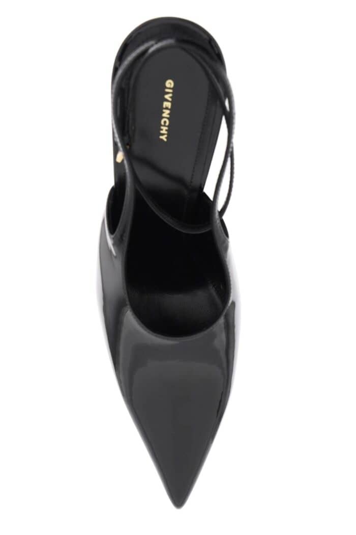 GIVENCHY Patent Leather Slingback Pumps