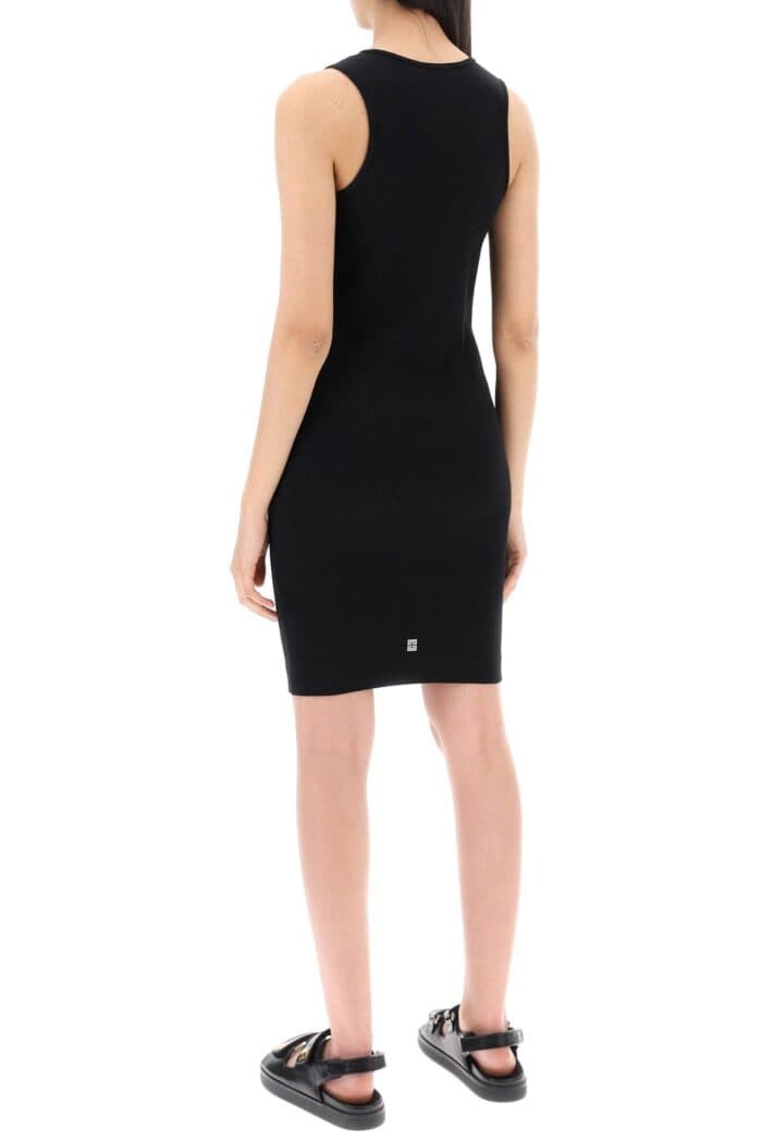 GIVENCHY Ribbed Logo Mini Dress