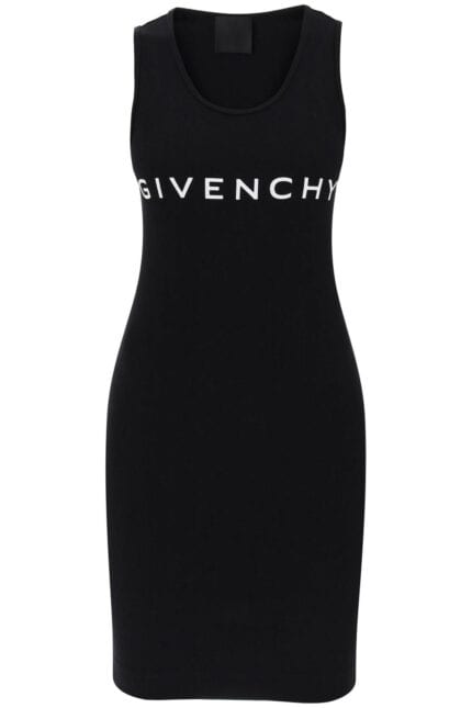 GIVENCHY Ribbed Logo Mini Dress