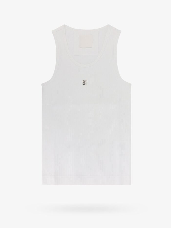Givenchy Ribbed Tank Top With 4g Detail
