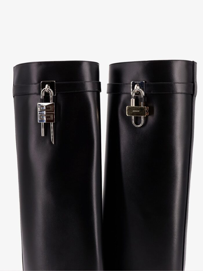 Givenchy Shark Lock Leather Boots