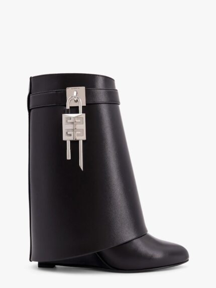 Givenchy Sharklock Leather Ankle Boots