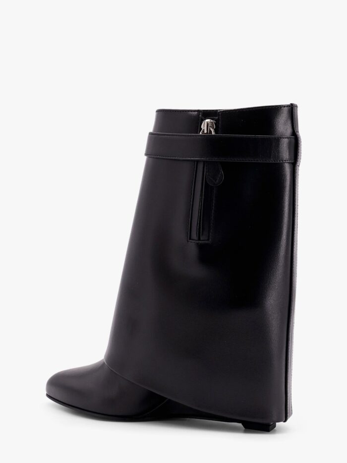 Givenchy Sharklock Leather Ankle Boots