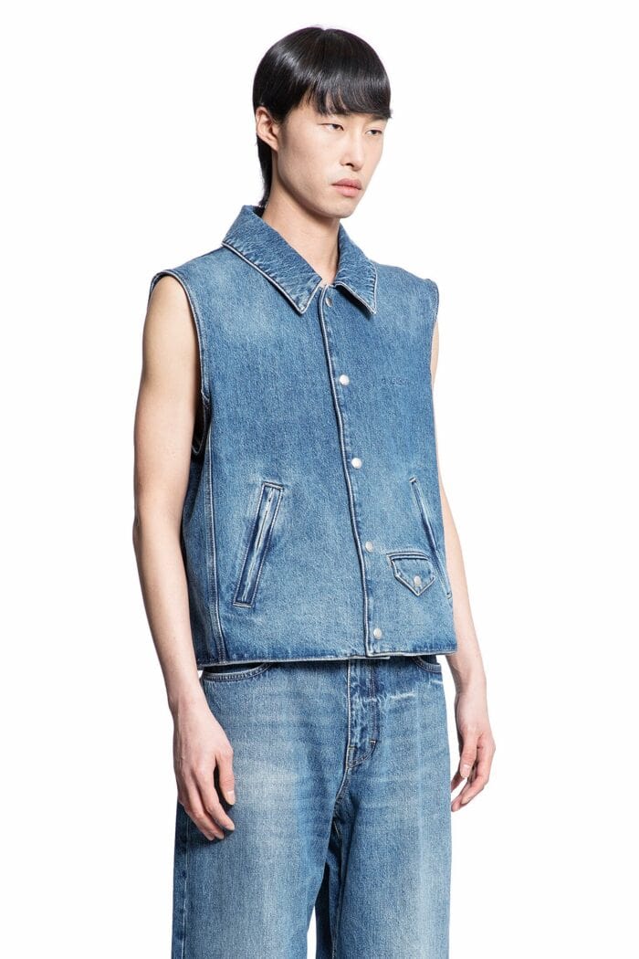 GIVENCHY Sleeveless Denim Jacket